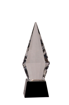 Black Crystal Obelisk (9 1/2")